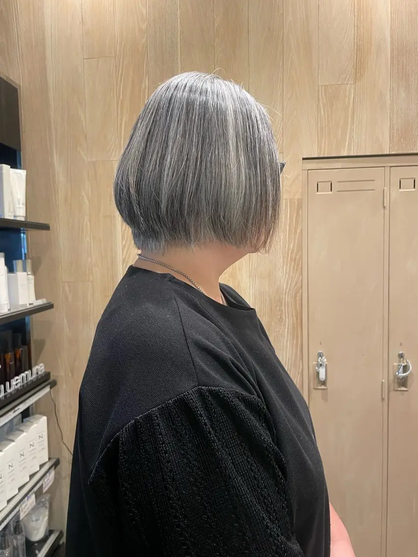 ショート カラー ショートヘア 縮毛矯正 縮毛矯正 髪質改善/Bloss om🌷高橋沙衣のヘアスタイル