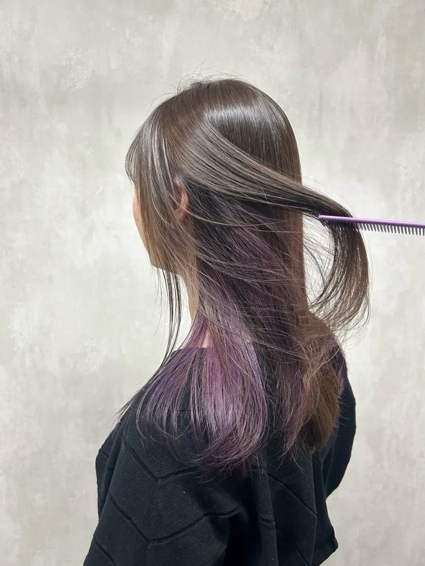 セミロング ヘアカラー トリートメント ウプ🦋marina takeuchiの眉毛・アイブロウイメージ