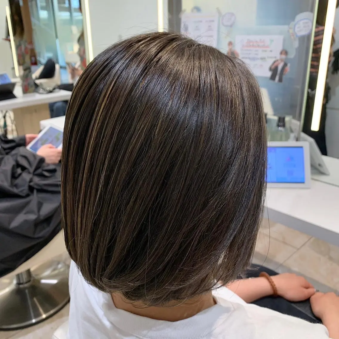 ショート カット ヘアカラー トリートメント 縮毛矯正/ショート 長岡/姉崎宏実🌿のヘアスタイル