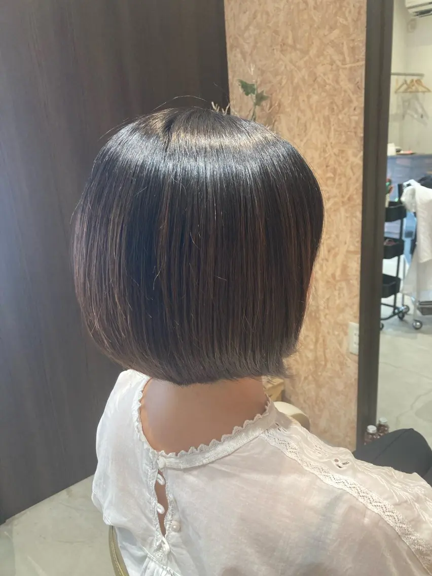 ショート トリートメント カット トリートメント 折本 沙織のヘアスタイル