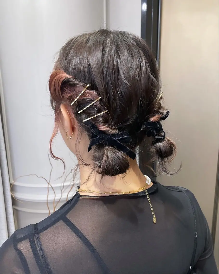 結婚式・Live 前に簡単アレンジ🩷の写真