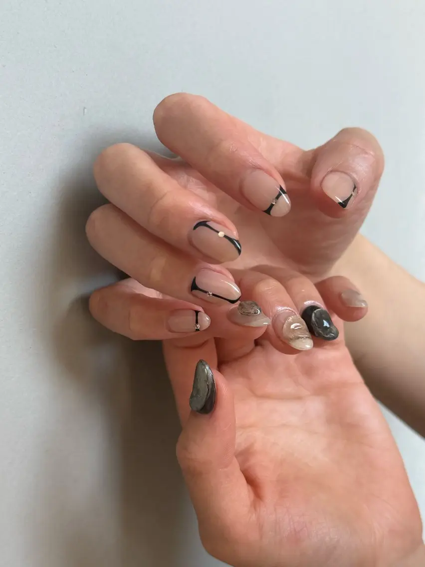 ネイル 持ち込み 濵田 実沙/Manonのネイルデザイン