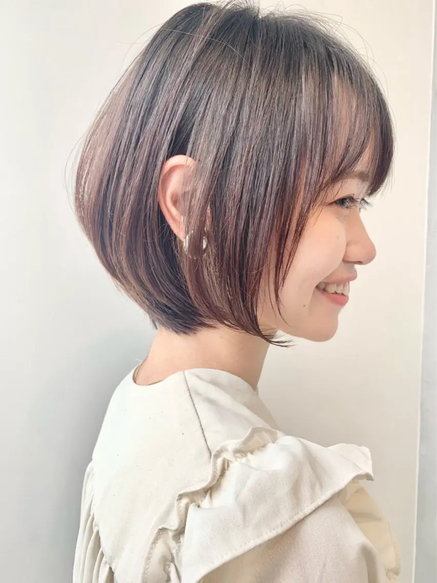 🫧当日予約限定🫧骨格補正カット+カラー🍀ショートにできる方限定メニュー✨3cm以上切れる方 ⚠️ブリーチ不可⚠️の写真