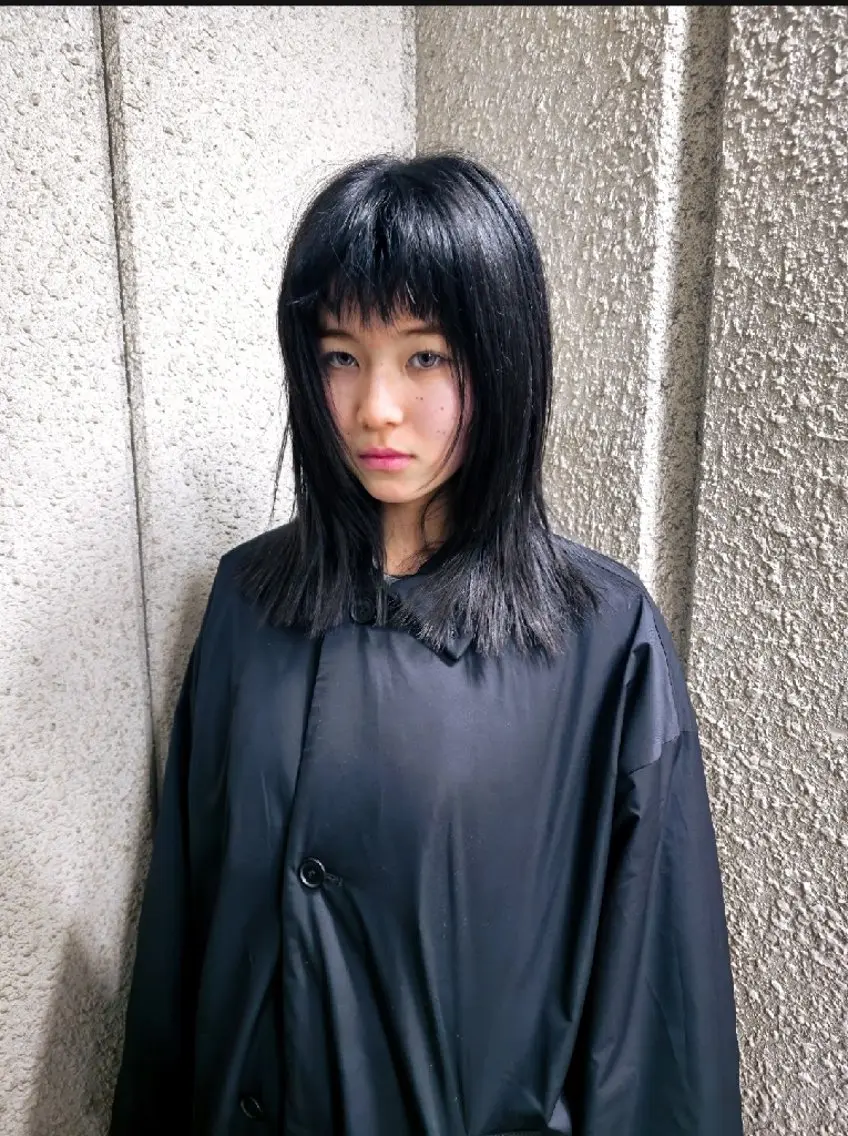 セミロング OMA/ カタギシのヘアスタイル