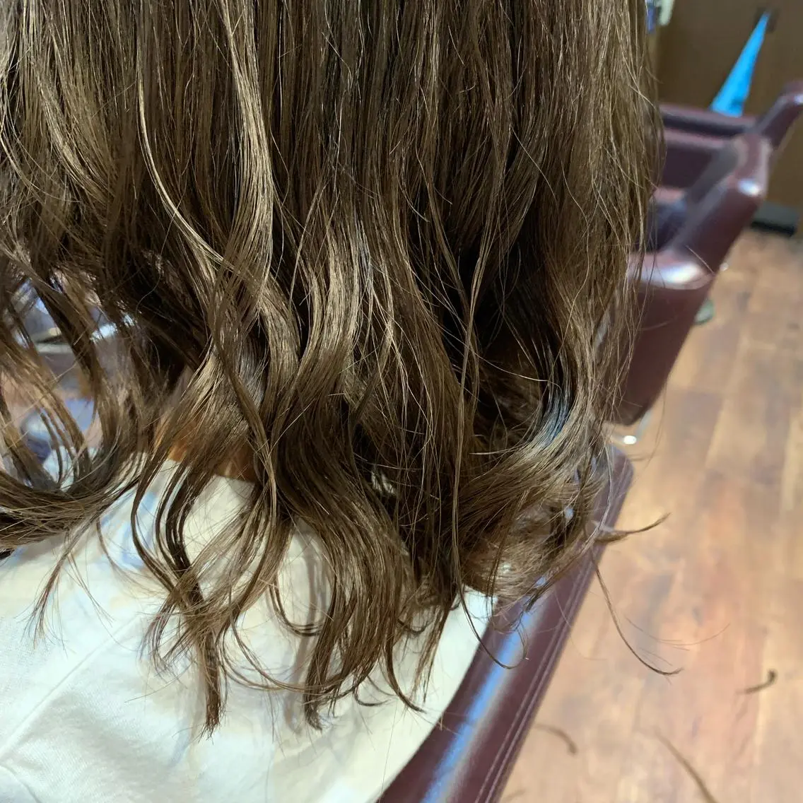 セミロング カラー グレージュ シルバー シルバーグレージュ mizuho .のヘアスタイル