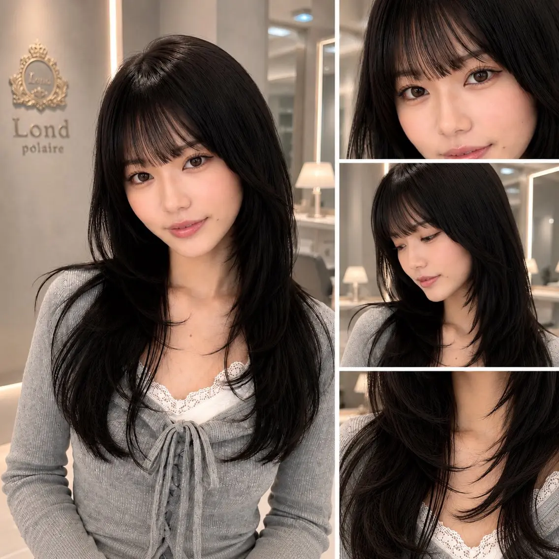 ミディアム カラー カット ヘアカラー トリートメント 🦋韓国風レイヤー/ 艶髪矯正🦋凛太郎のヘアスタイル