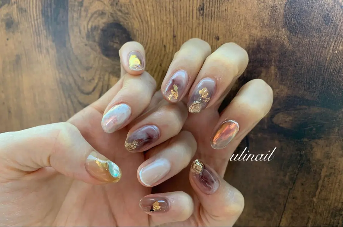 ネイル ニュアンスネイル ulinail （ウリネイル）のネイルデザイン
