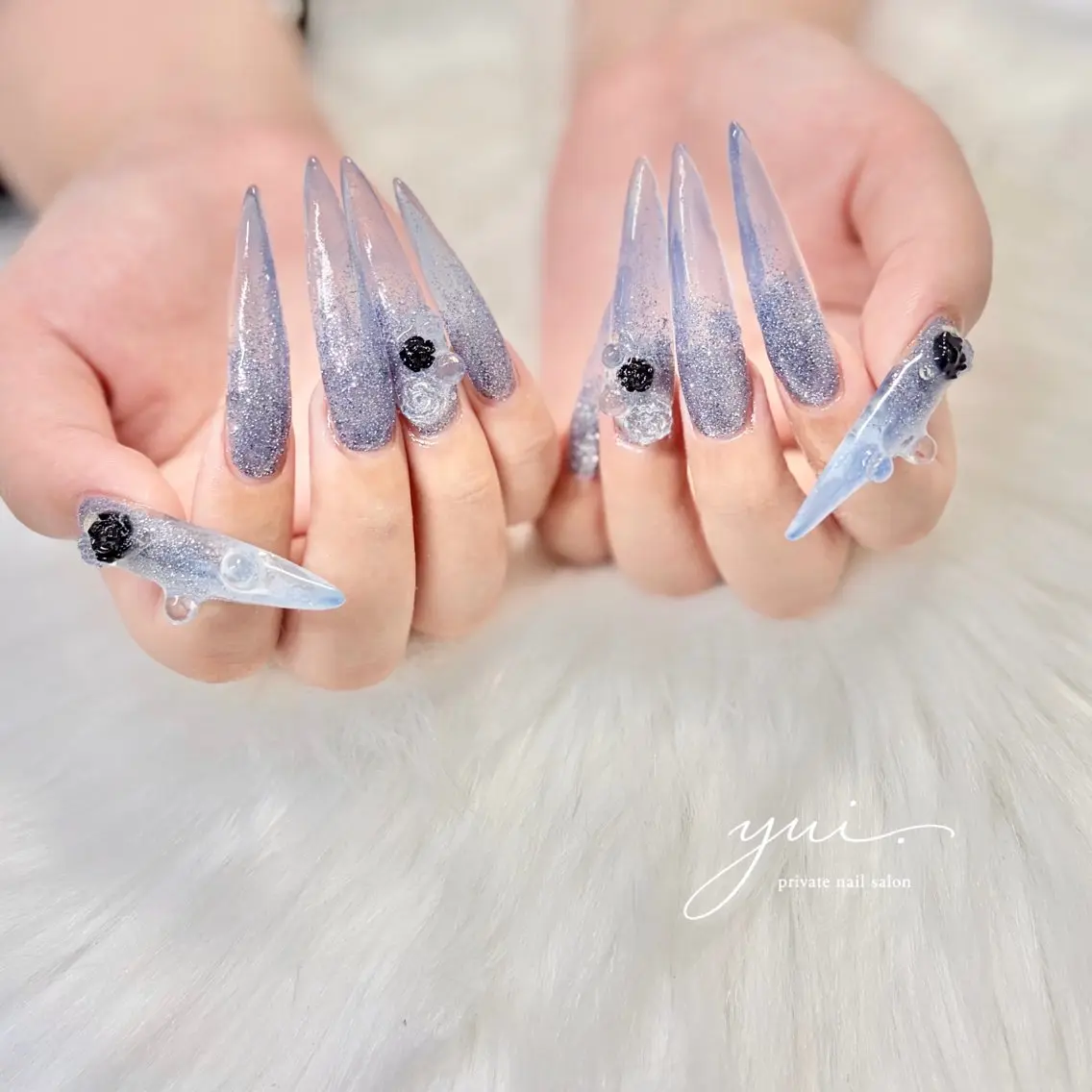 ネイル ロングネイル nail salon yui.のネイルデザイン
