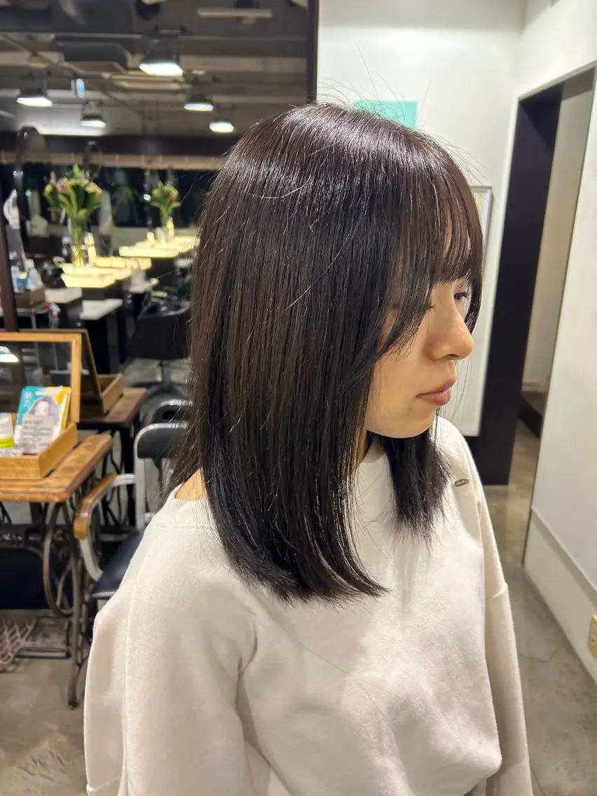 ミディアム レイヤー✨パーマ 🌙 nanacoのヘアスタイル