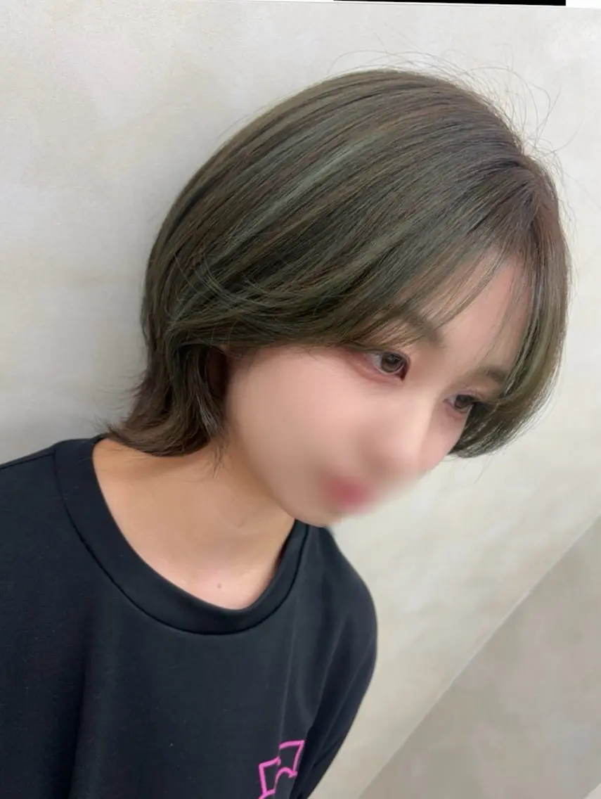 セミロング カラー ヘアカラー 《艶髪カラースパ》 💕Natsukiのヘアスタイル