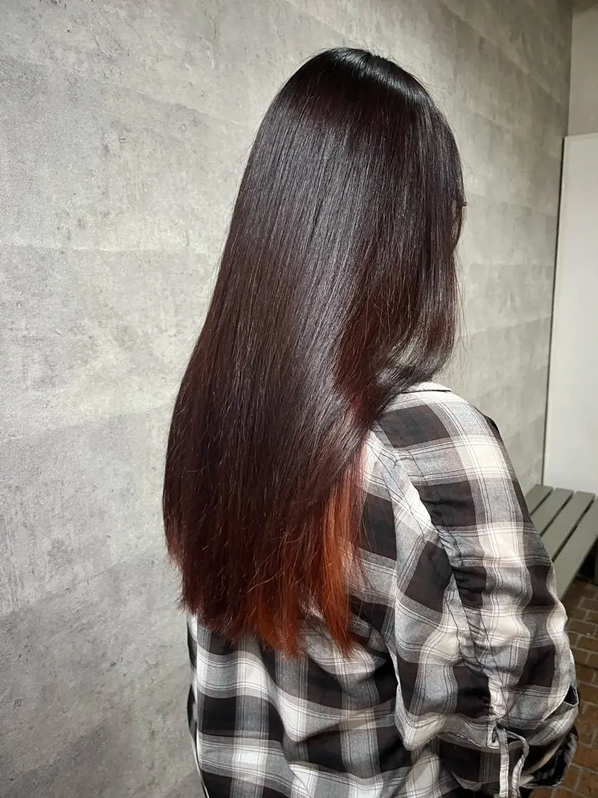 ロング カット ヘアカラー Grow by NYNY 田代 紀恵のヘアスタイル