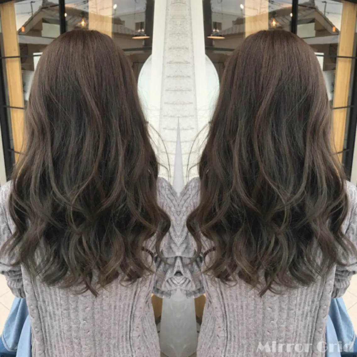 ロング カラー ヘアアレンジ N-plants 和泉中央店のヘアスタイル
