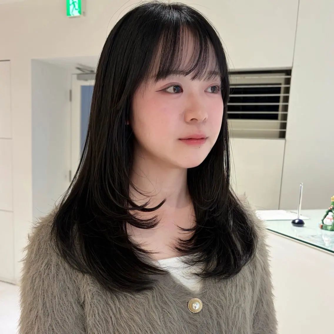セミロング ヘアカラー トリートメント haruko🎀⌇ レイヤーカットのヘアスタイル