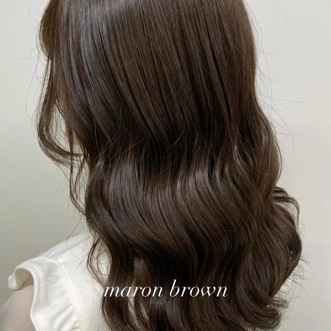カラー トレンドカラー MAHOのヘアスタイル