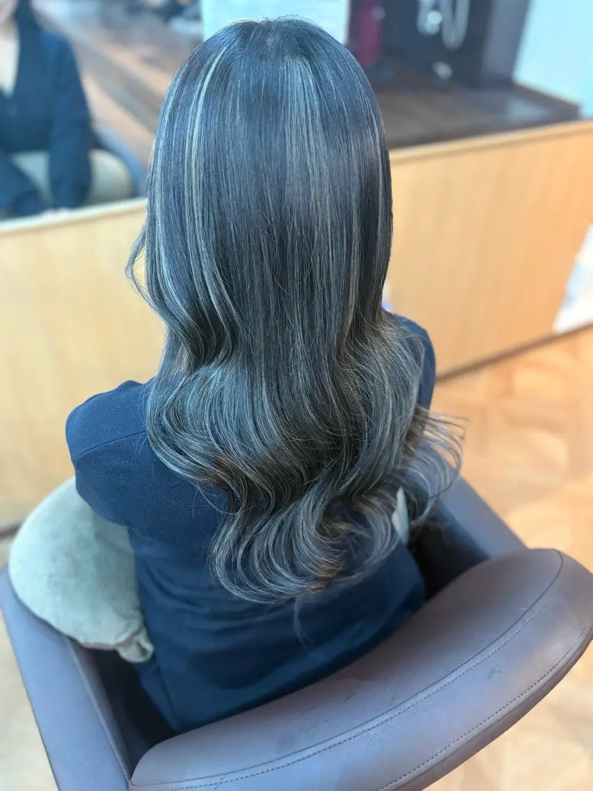 ロング カット ヘアカラー 🍒Ayana🍒 艶カラー🍒のヘアスタイル