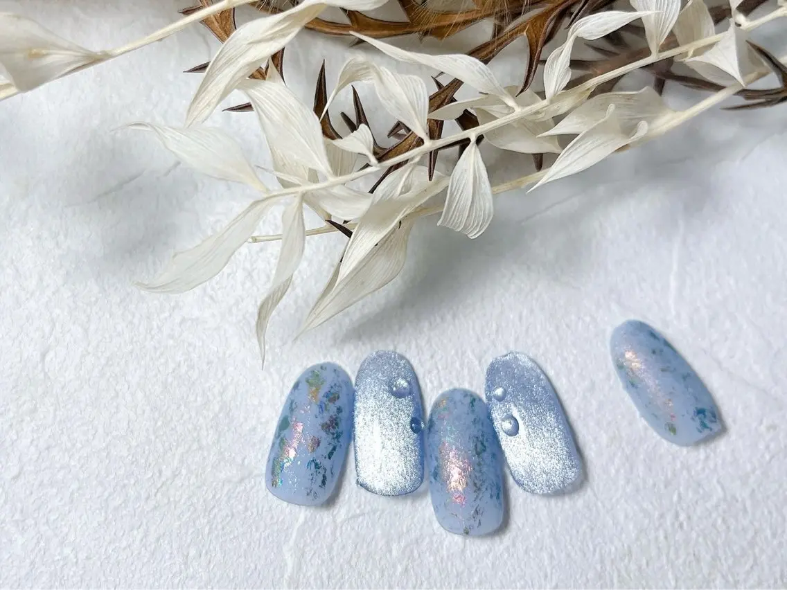 ネイル フットネイル ジェルネイル マグネットネイル パラジェル 夏ネイル ハンドネイル kiki nail &brow二子玉川のネイルデザイン