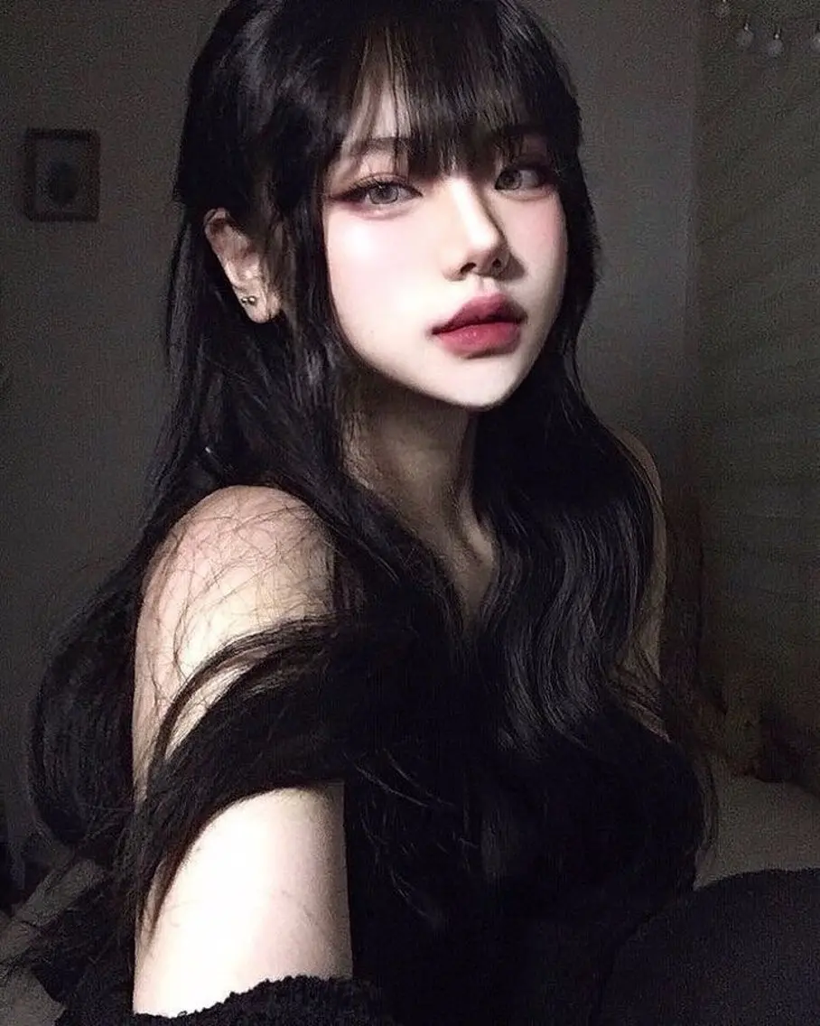 カラー ヘアセット 韓国風hair🖤 Maria🖤のヘアスタイル