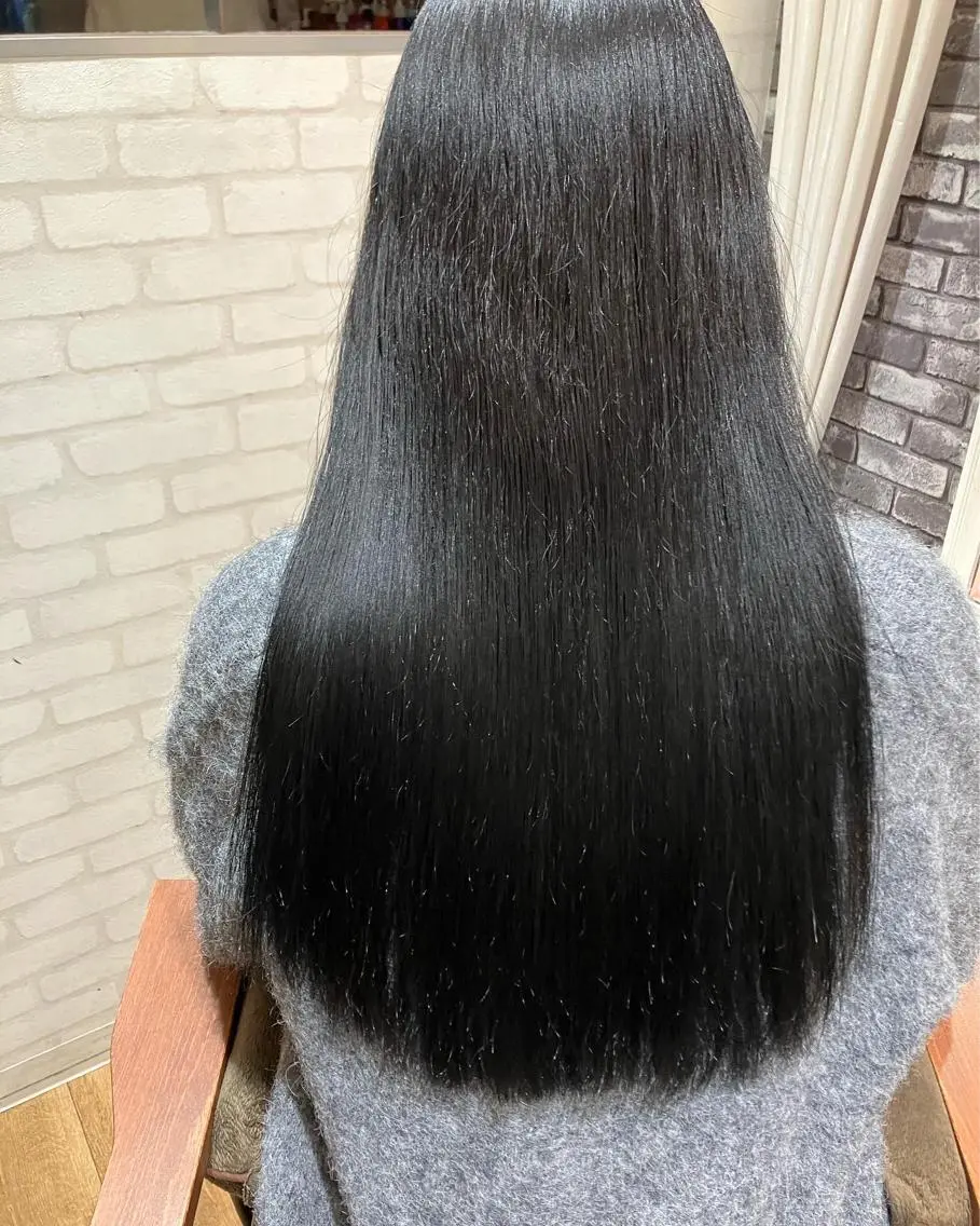 縮毛矯正「前髪+顔まわりのみ」の写真