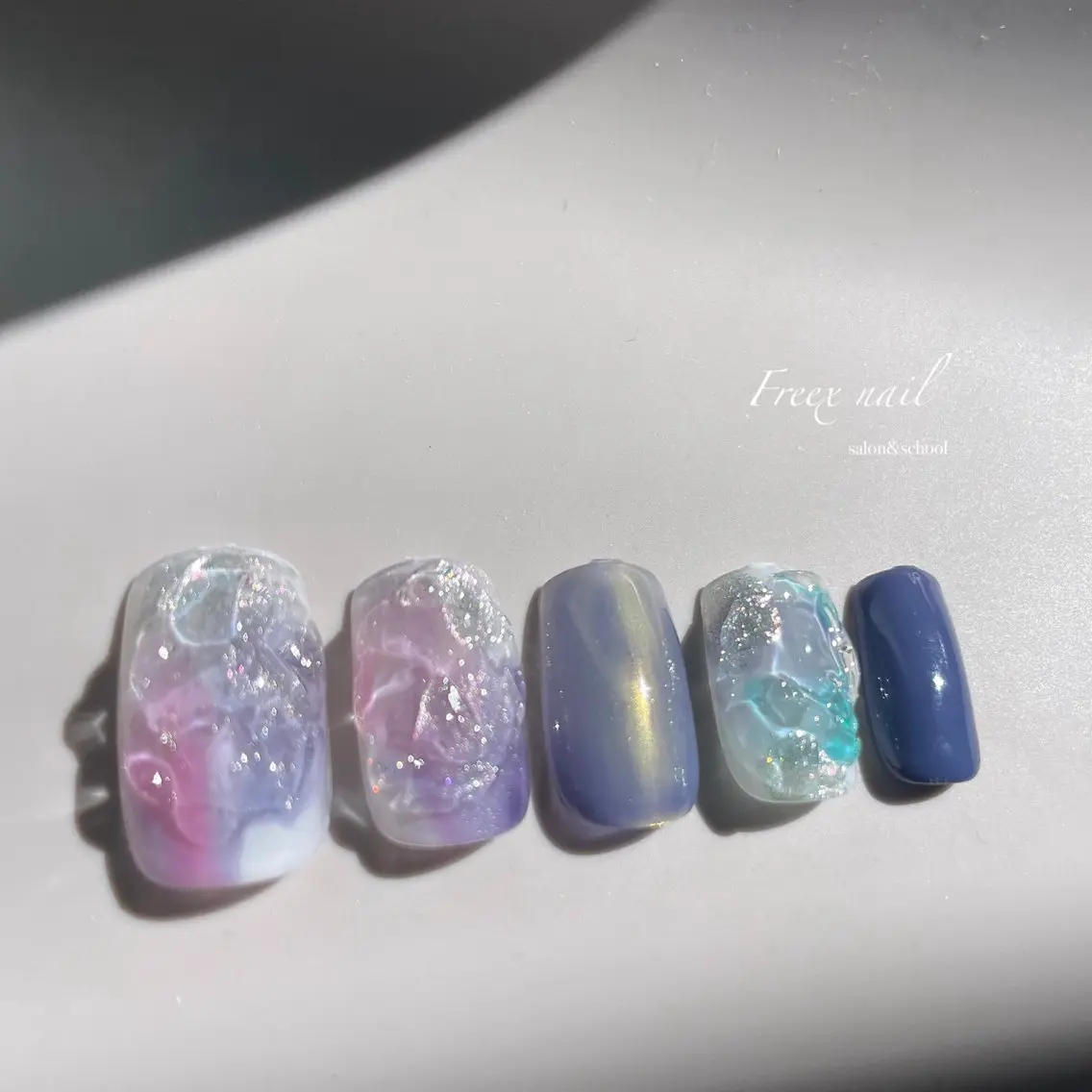 ネイル ハンドネイル ハンドケア freex nail /ニュアンス/個性派のネイルデザイン
