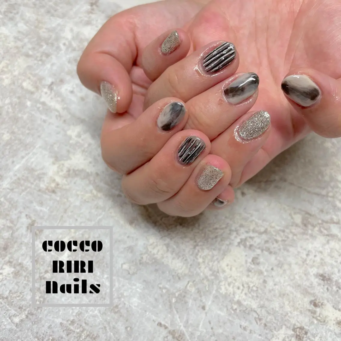 ネイル アートネイル フットネイル ジェルネイル ミラーネイル ニュアンスネイル ensowa✱laf NAILのネイルデザイン