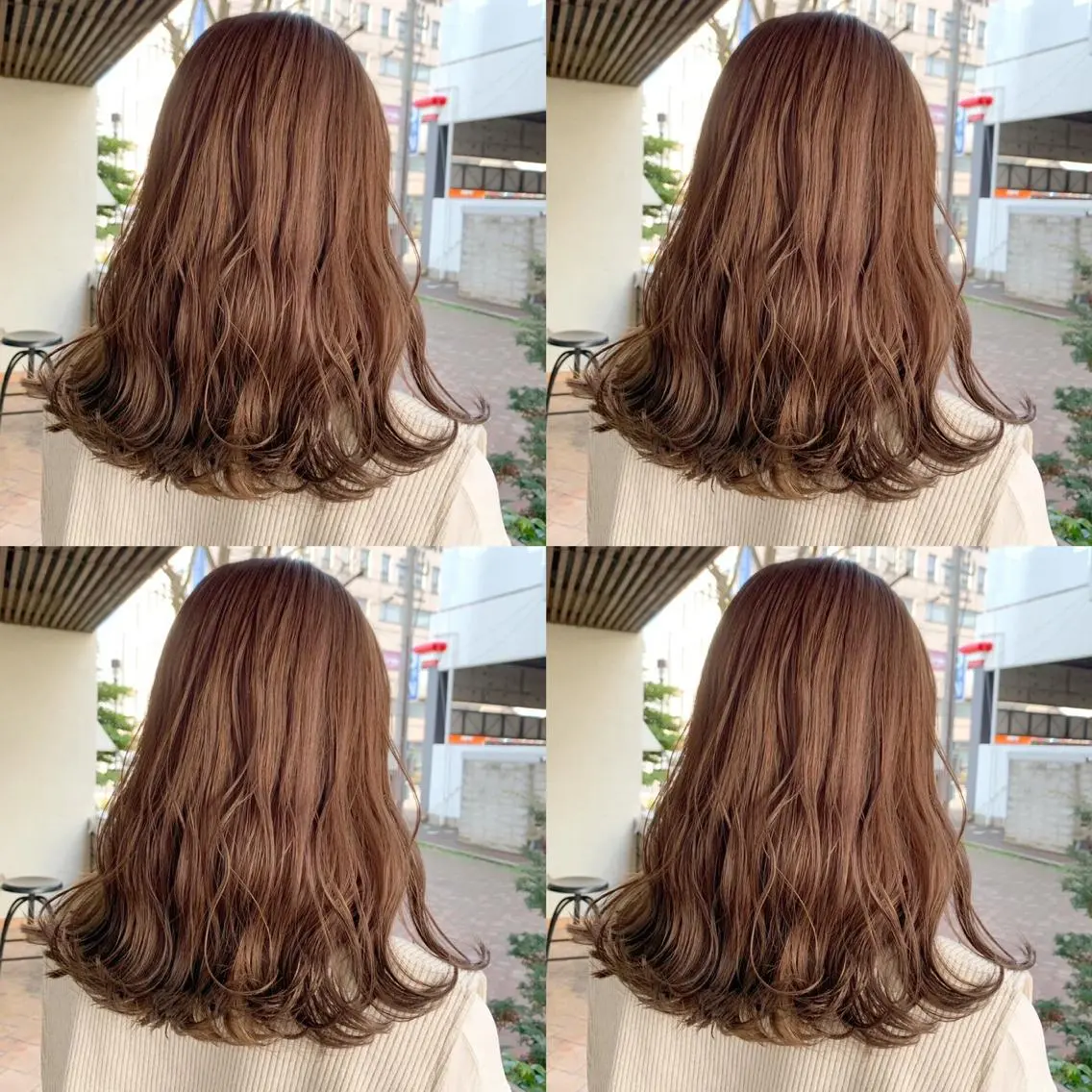 セミロング カラー 艶髪・酸性ストレート フリツのヘアスタイル