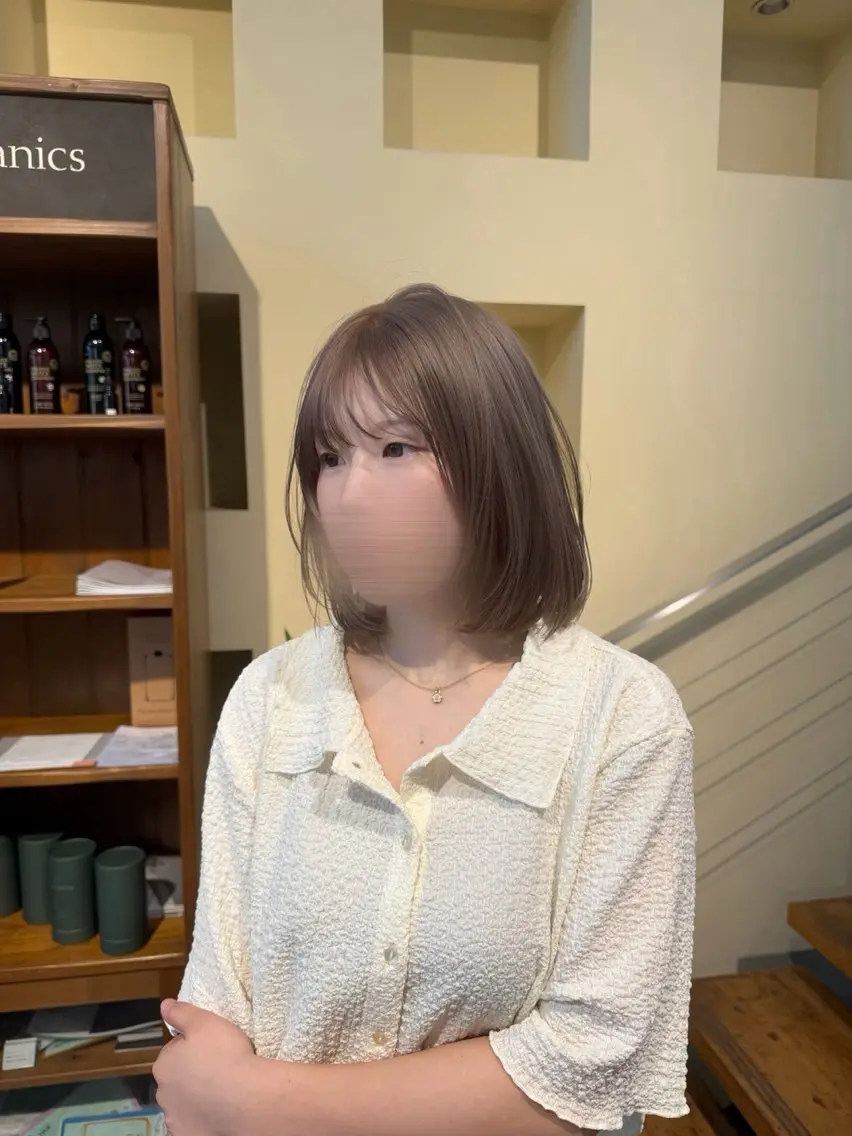 ミディアム ヘアカラー トリートメント ニュアンスカラー🫧 Miyakoのヘアスタイル