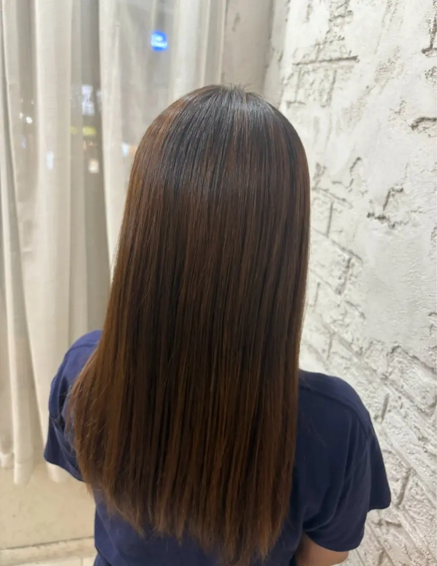 ロング カラー カット ヘアカラー トリートメント 艶カラー/縮毛矯正 🩶Kai🐏のヘアスタイル
