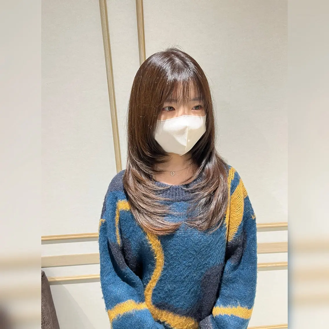 ロング ハッシュカット カット ヘアカラー トリートメント 似合わせレイヤー/ 髪質改善/長瀬叶翔のヘアスタイル