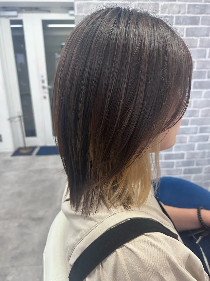 ミディアム Noyヨシモト ヒロトのヘアスタイル