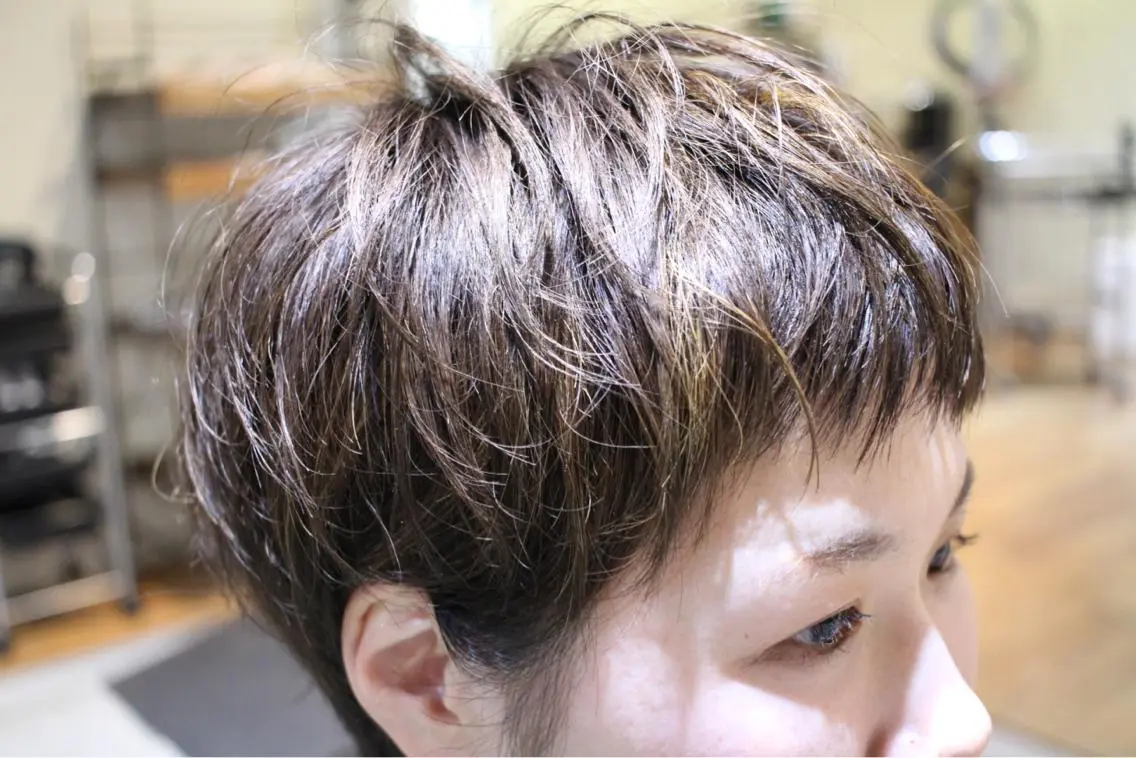 ショート カラー ハイライトカラー ハイライト creep hair nozomiのヘアスタイル