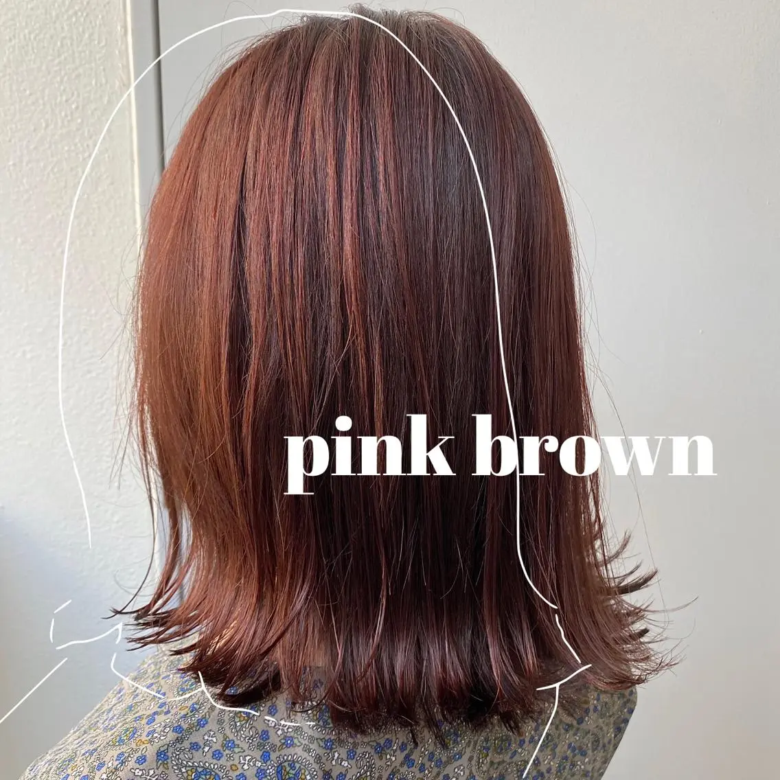 ミディアム カラー ヘアアレンジ 赤味消し.髪質改善 🌿𝘠𝘜𝘙𝘐のヘアスタイル