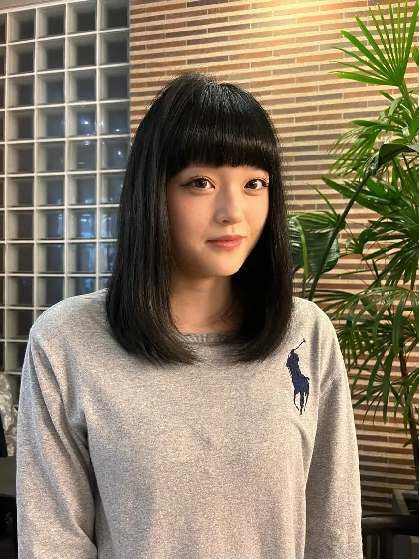 ミディアム ヘアカラー Daisy／大名 ・天神／はやしれいのヘアスタイル