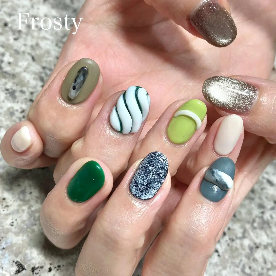 ネイル ハンドネイル Mys. 三上紗紀のネイルデザイン