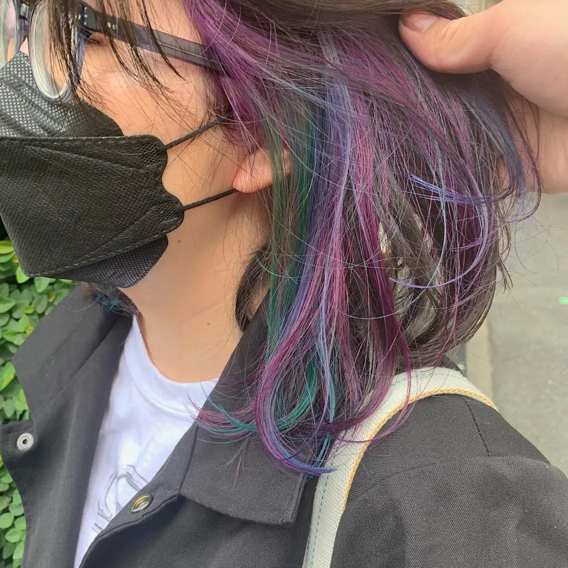 ミディアム カラー スダユーヤ 💫推しカラーウルフのヘアスタイル