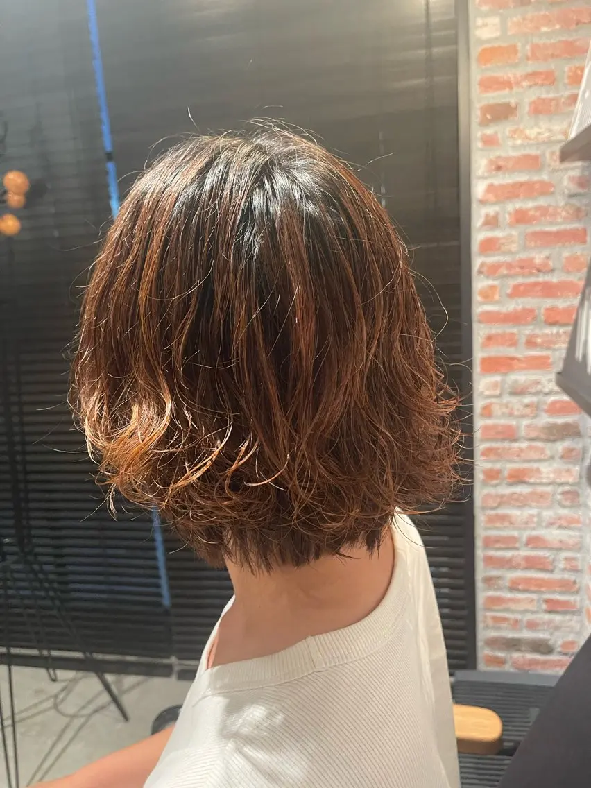 ショート パーマ rin 🖤〈大宮〉のヘアスタイル
