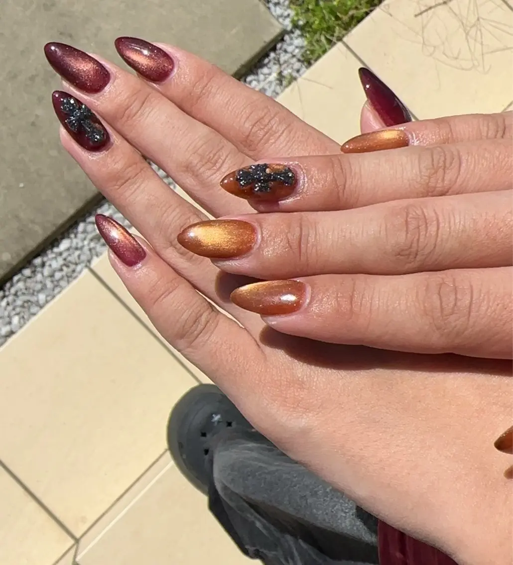 ネイル マグネットネイル ハンドネイル nail salon OnRのネイルデザイン