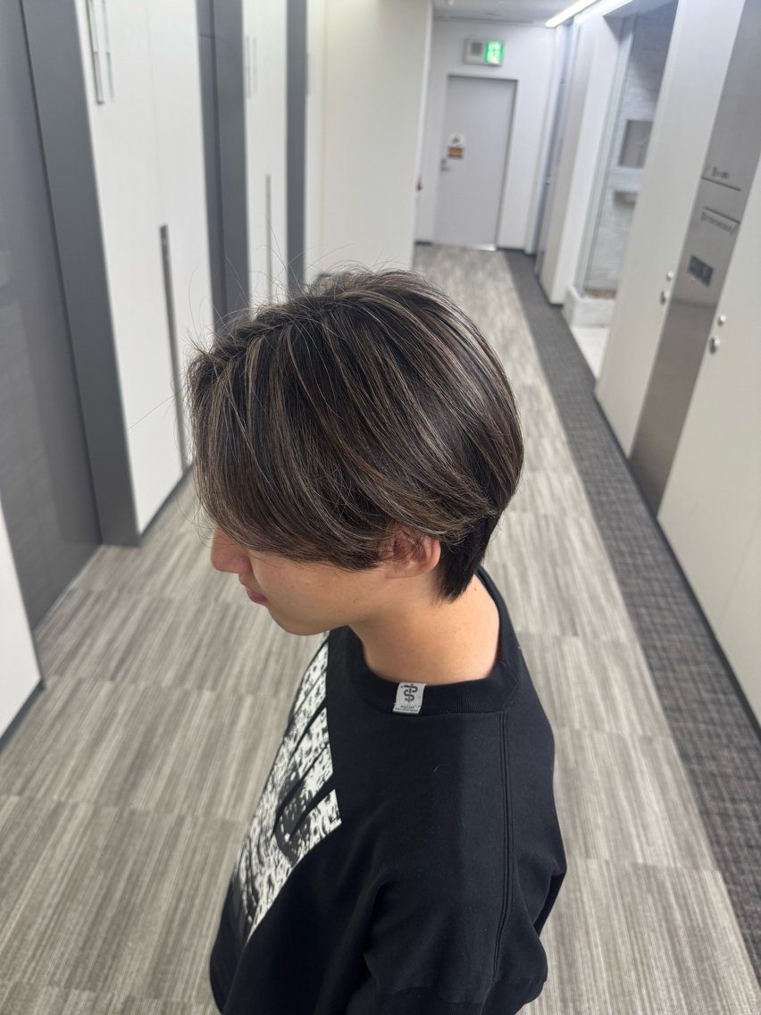 メンズ カット ヘアカラー 白髪ぼかし/髪質 改善/KOMORIのヘアスタイル