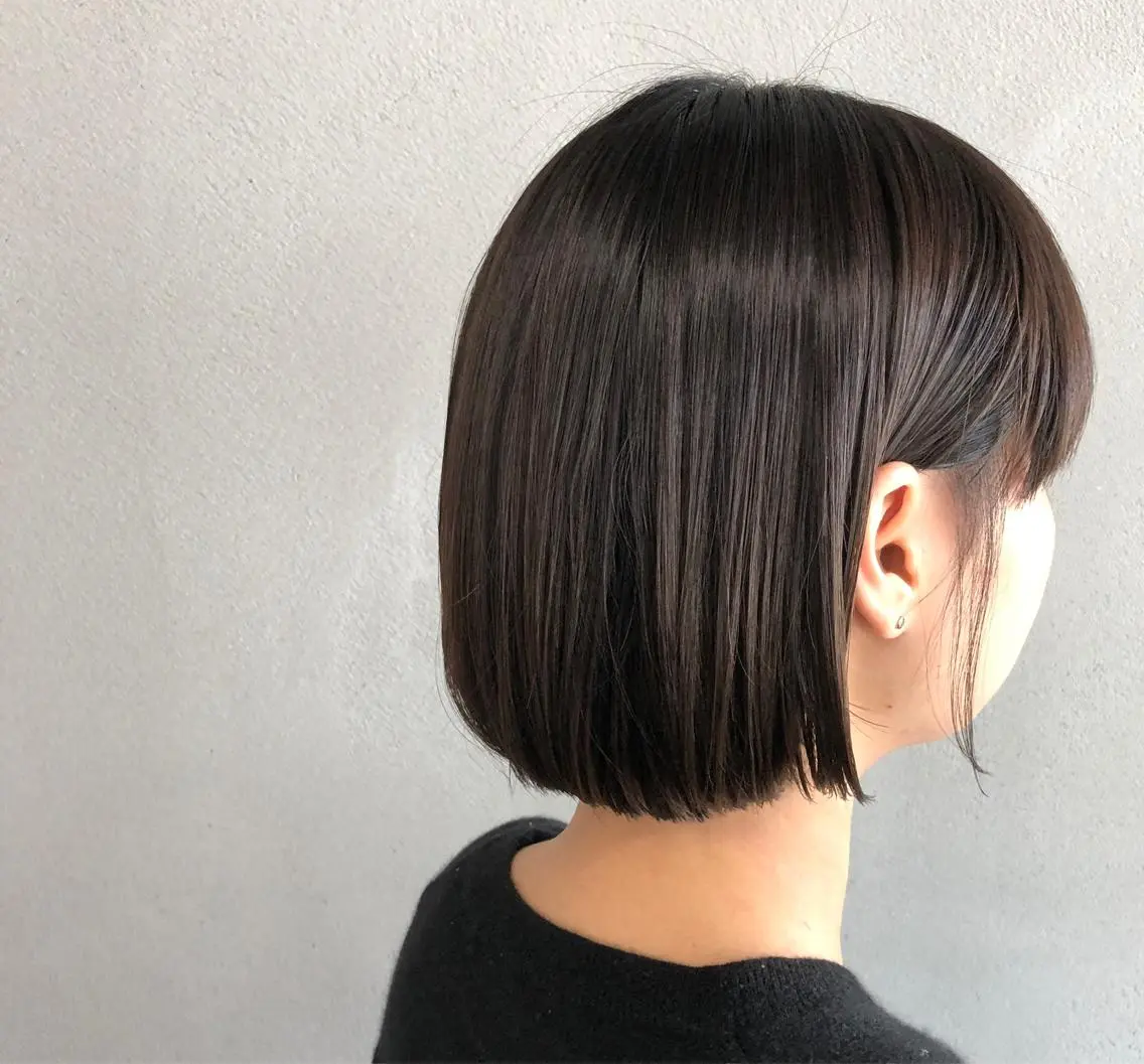 ショート カラー ボブ カット ヘアカラー トリートメント ショート/ボブ/ 白髪染め/メンズ葛西のヘアスタイル