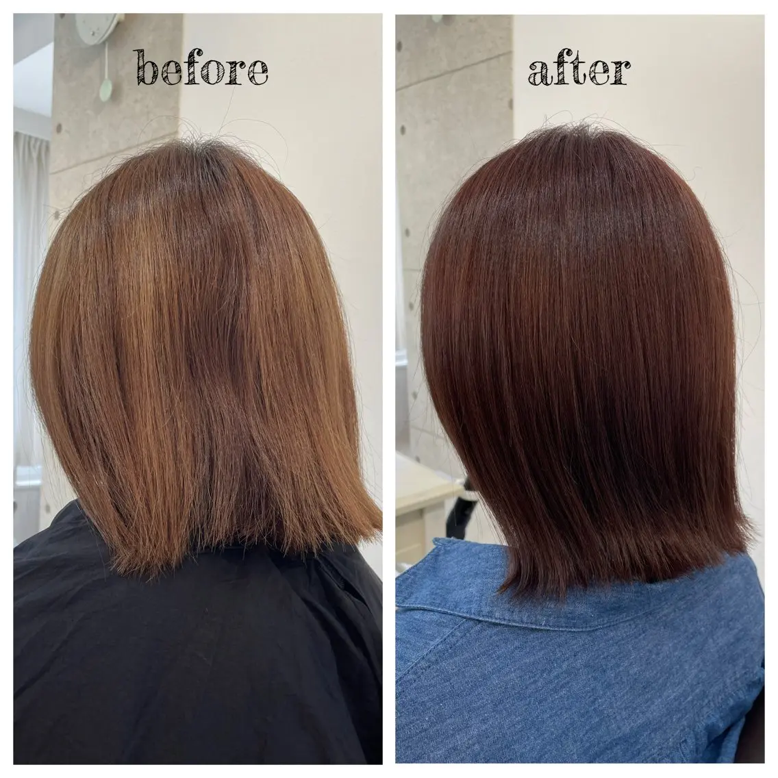 ショート カラー ベージュカラー ピンクカラー ピンクベージュ ヘアカラー PutiLuca 浅川のヘアスタイル