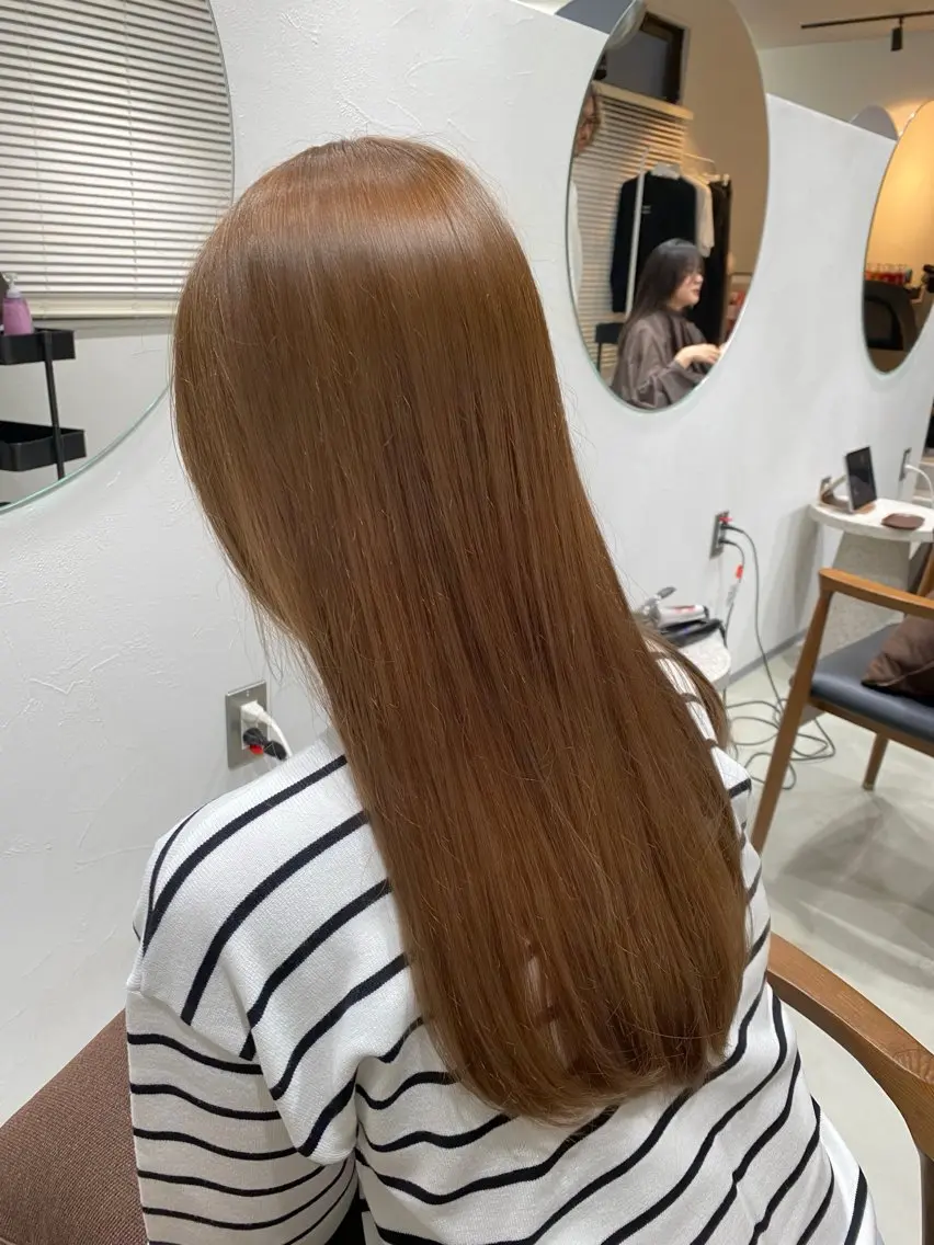 ロング カラー カット ヘアカラー トリートメント Aujuaソムリエ ❤️‍🔥今吉 晃太のヘアスタイル