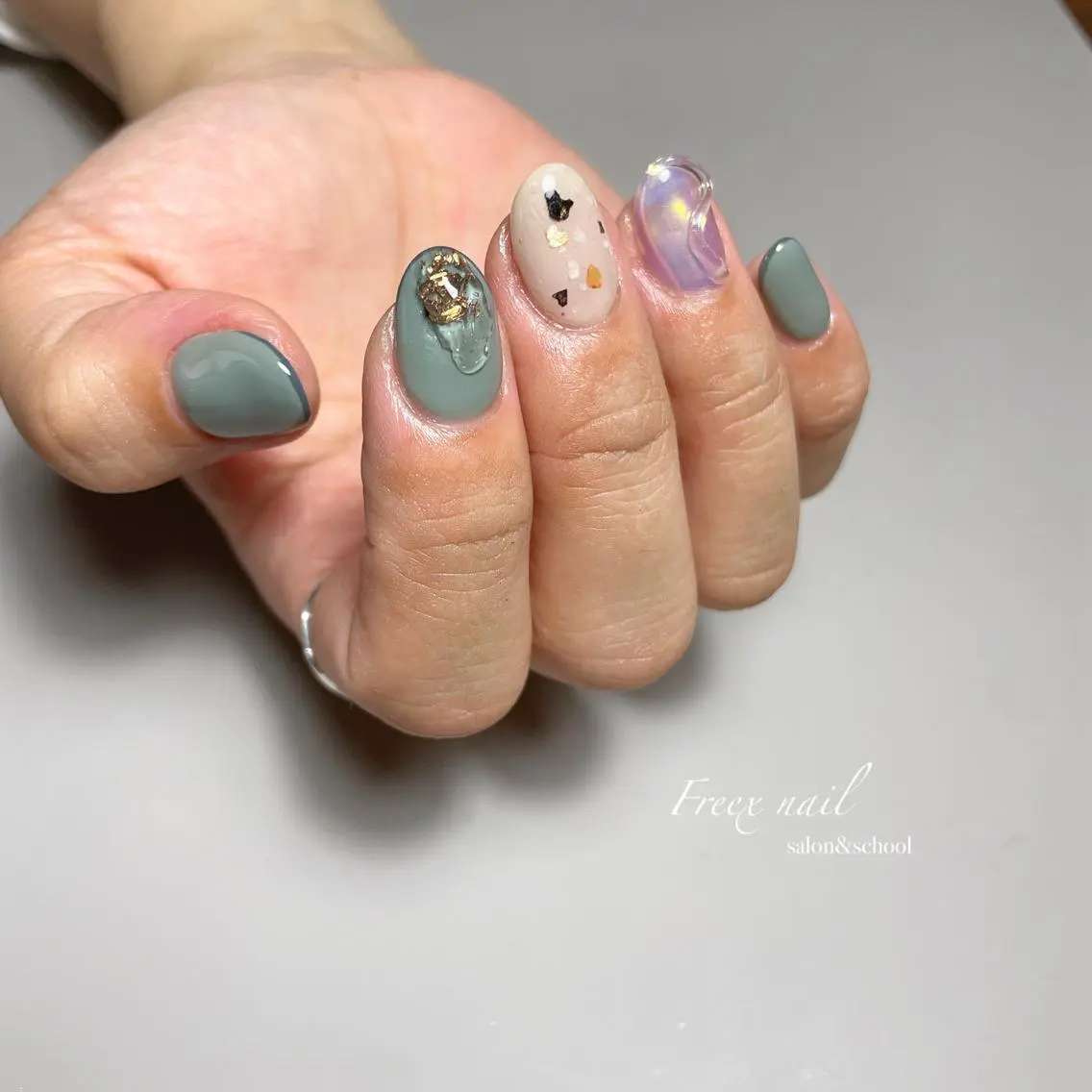 ネイル ニュアンスネイル ハンドネイル ハンドケア freex nail /ニュアンス/個性派のネイルデザイン