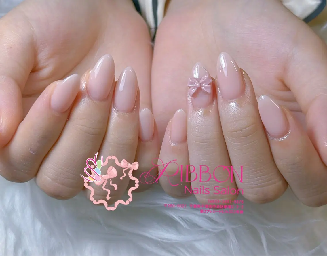 ネイル フットネイル フレンチネイル ジェルネイル マグネットネイル 持ち込み ハンドネイル ribbonnail salonのネイルデザイン