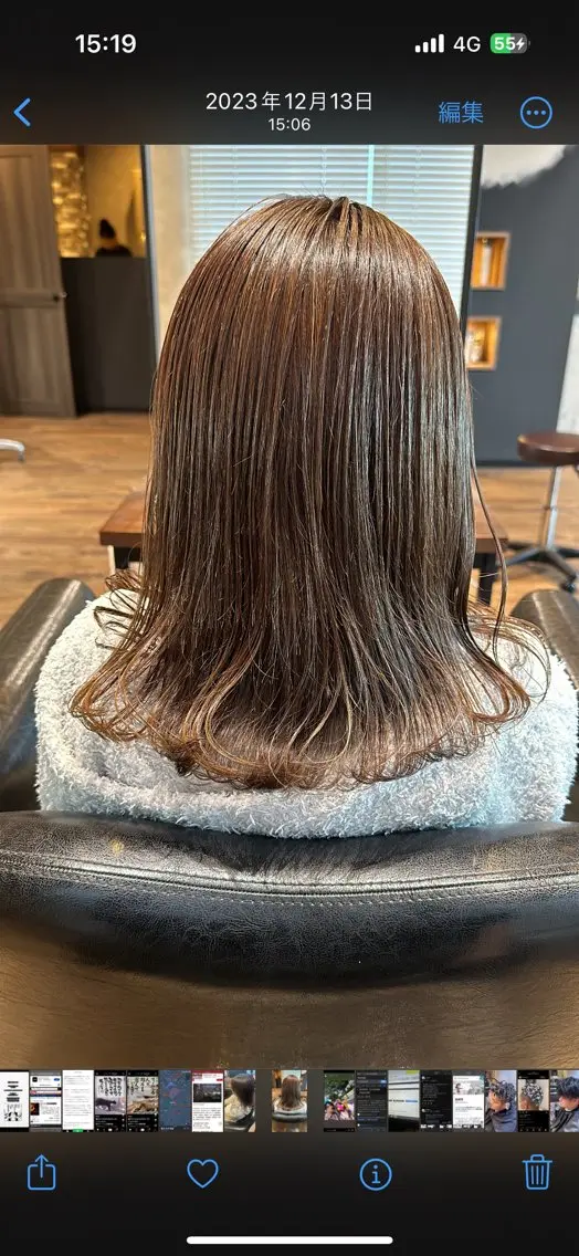 セミロング カラー ✨ yuu✨のヘアスタイル