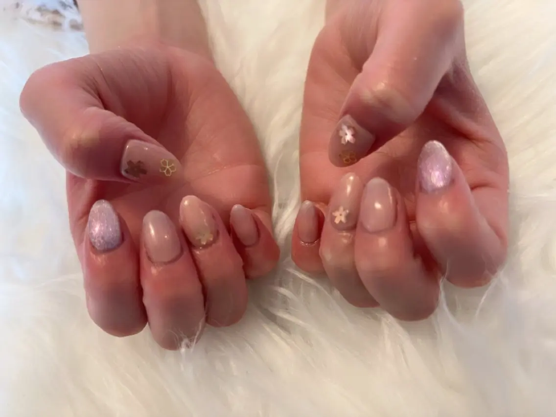 ネイル 桜ネイル komohana salon🌺のネイルデザイン