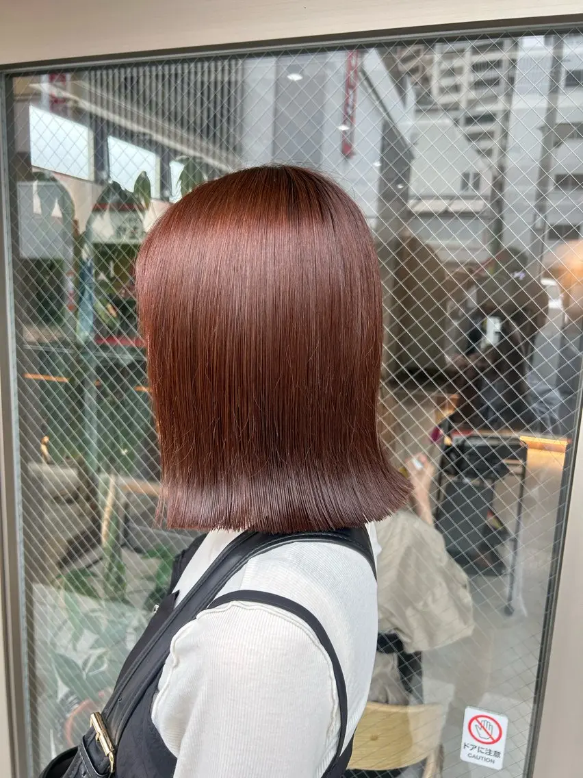 ミディアム カラー カット ヘアカラー トリートメント 🌷横浜/レイヤー /艶カラー🌷のヘアスタイル