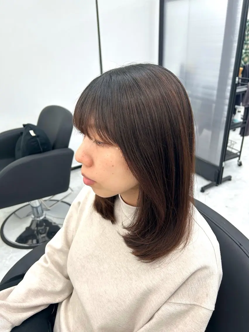ミディアム miku 🍑髪質改善サロンのヘアスタイル