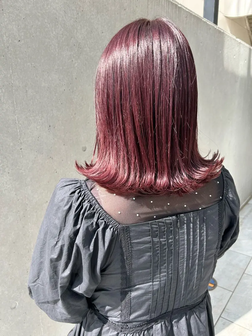 ミディアム カラー ᴋᴀɴᴀ 🎀のヘアスタイル
