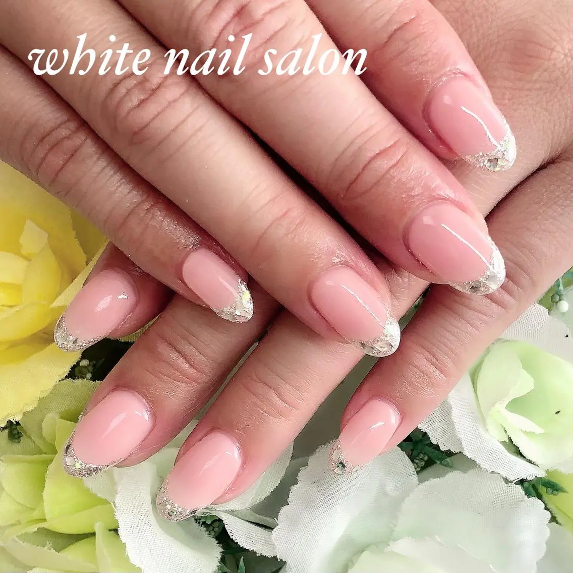 ネイル ジェルネイル ハードジェル 持ち込み ソフトジェル ハンドネイル white nail salonのネイルデザイン