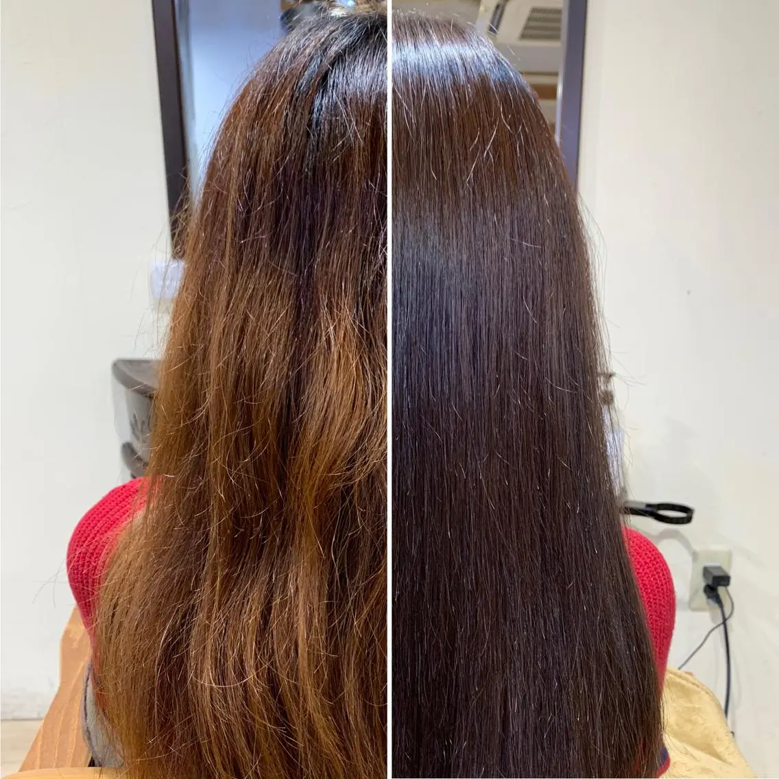 セミロング 髪質改善 縮毛矯正 カット ヘアカラー 縮毛矯正 トリートメント 縮毛矯正/山根勇平 /完全マンツーマンのヘアスタイル