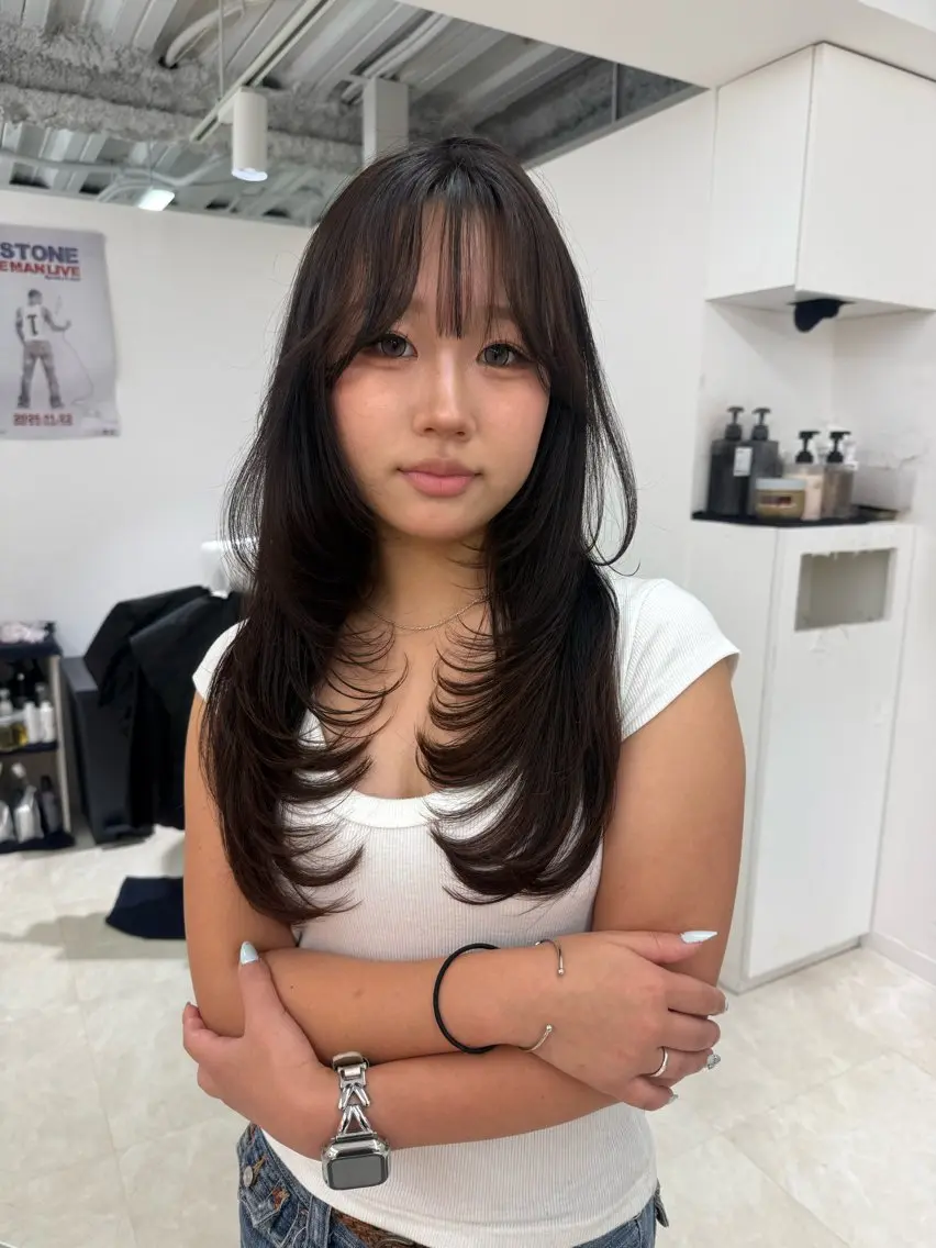 ロング カット トリートメント YOLO 渋谷 RIONAのヘアスタイル